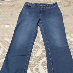 Chico's Dark Blue Straight Leg Jeans
